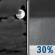 Saturday Night: Mostly Cloudy then Chance Rain Showers