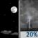 Tonight: Mostly Clear then Slight Chance Showers And Thunderstorms