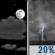 Thursday Night: Partly Cloudy then Slight Chance Showers And Thunderstorms